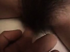 Skinny Japanese Girl With A Hairy Pussy