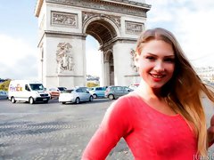Lucy Heart French Slut Welcomes Manuel To Paris With Anal Sex