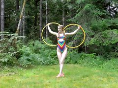 Nude And Non Nude Hooping
