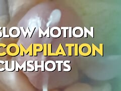 Slow motion cumshots compilation