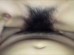 Horny Asian Teen babe having sex on cam