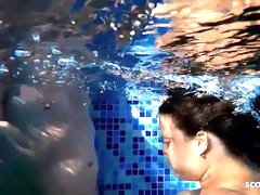 Underwater Sex With Curvy Teen - German Holiday Fuck After