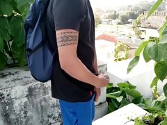 Daddy Pinoy Jerk Off Outdoor
