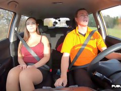Real public teen sixtynines their teacher in the car