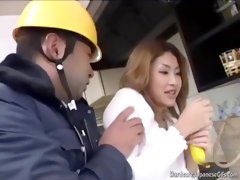 Doggystyled Asian Milf Takes Muscular Cock