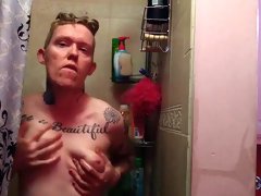 Trans Man Pre Op Naked Fun Nipple Play Masturbation