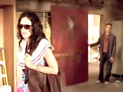 Mary Louise Parker on the toilet