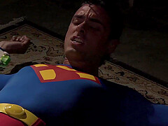 Abducted Superman's girlfriend Andy San Dimas gets fucked hard