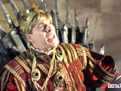 Busty blonde Peta Jensen in amazing Game of Thrones parody movie