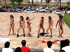 Naked public protest